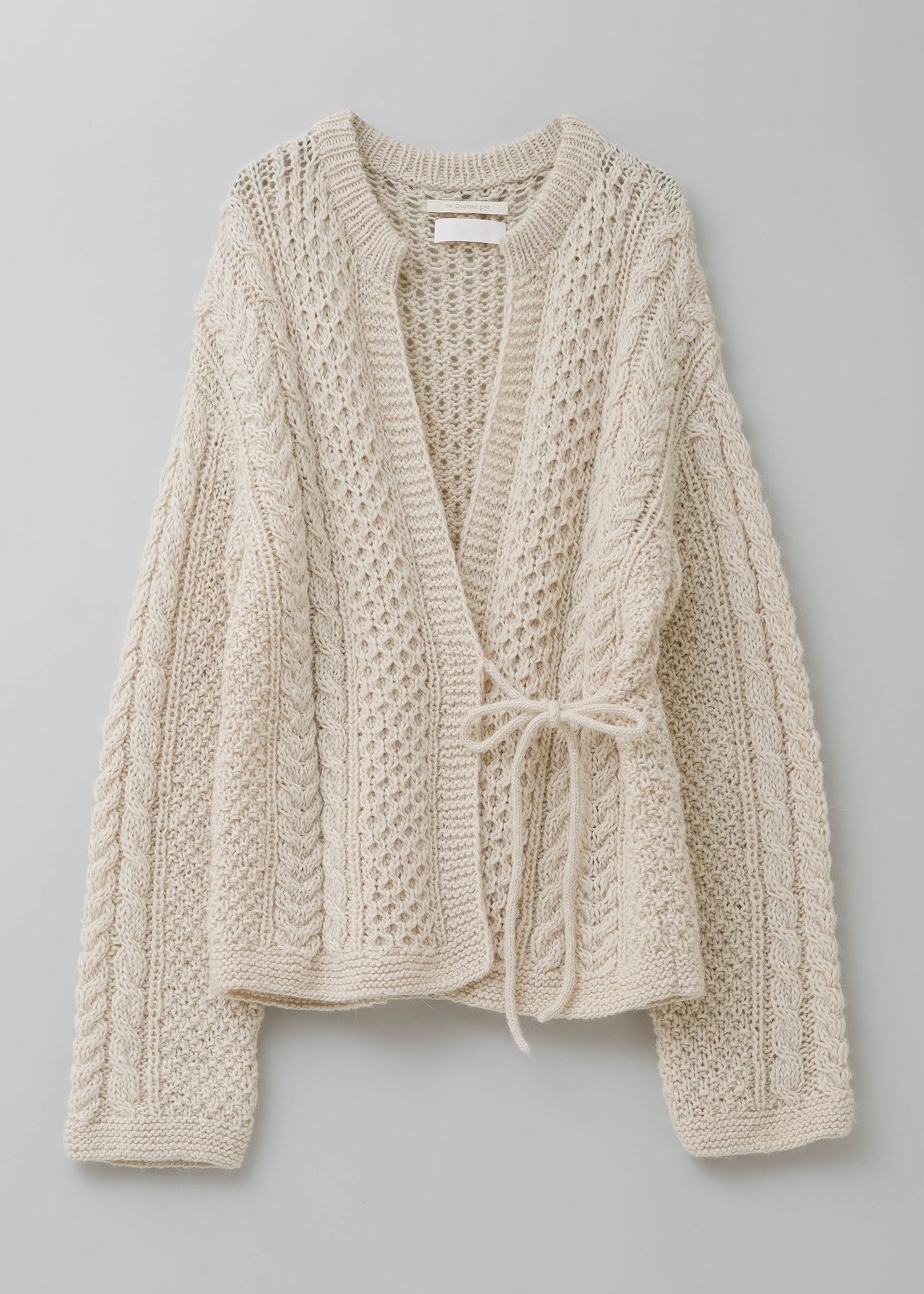 Hériter Hand Aran Cardigan