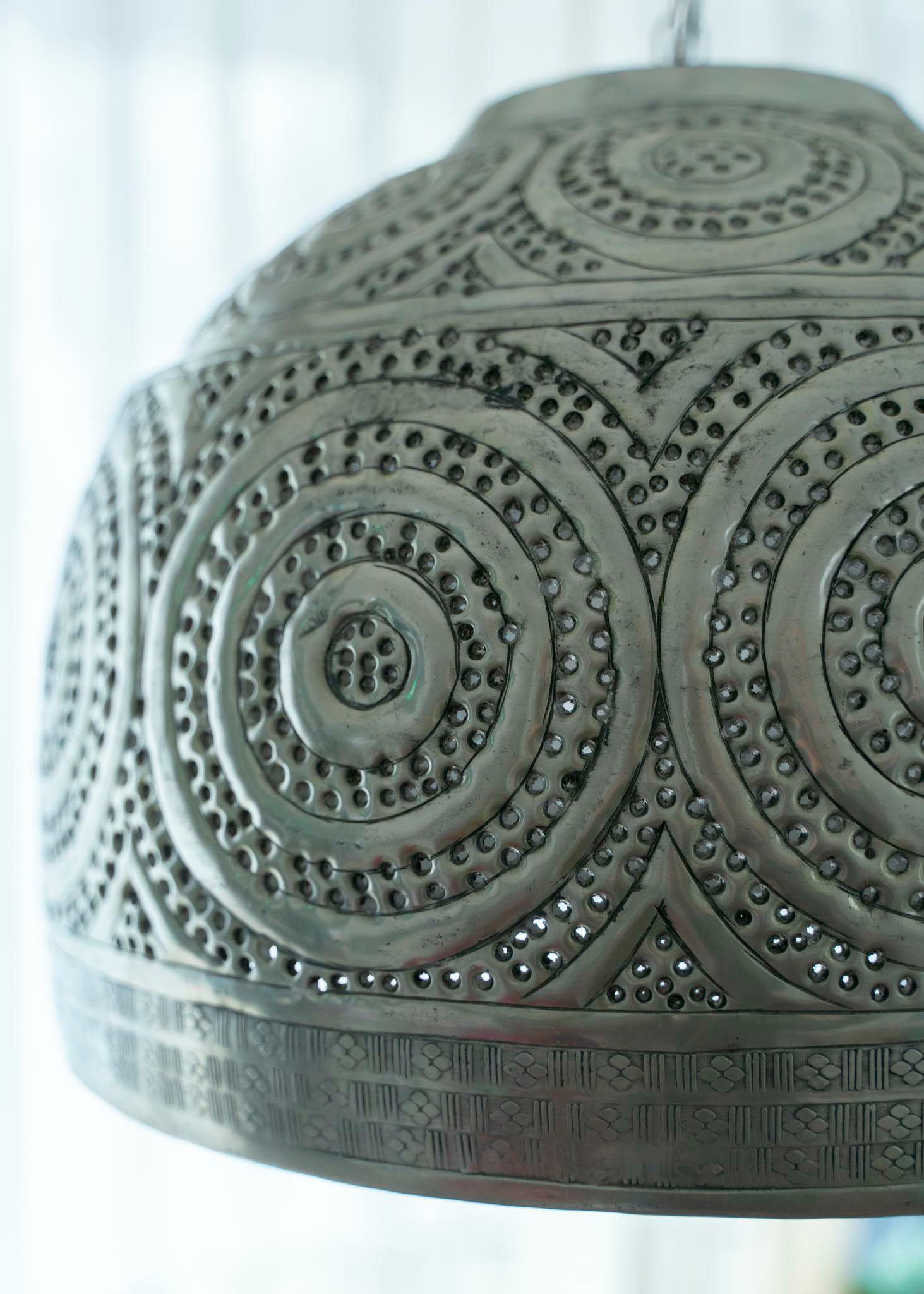 Aluminium Hanging Lamp Cutwork-Large- | Pasand by ne Quittez pas