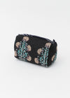 Marigold Print Upcycle Quilted Pouch