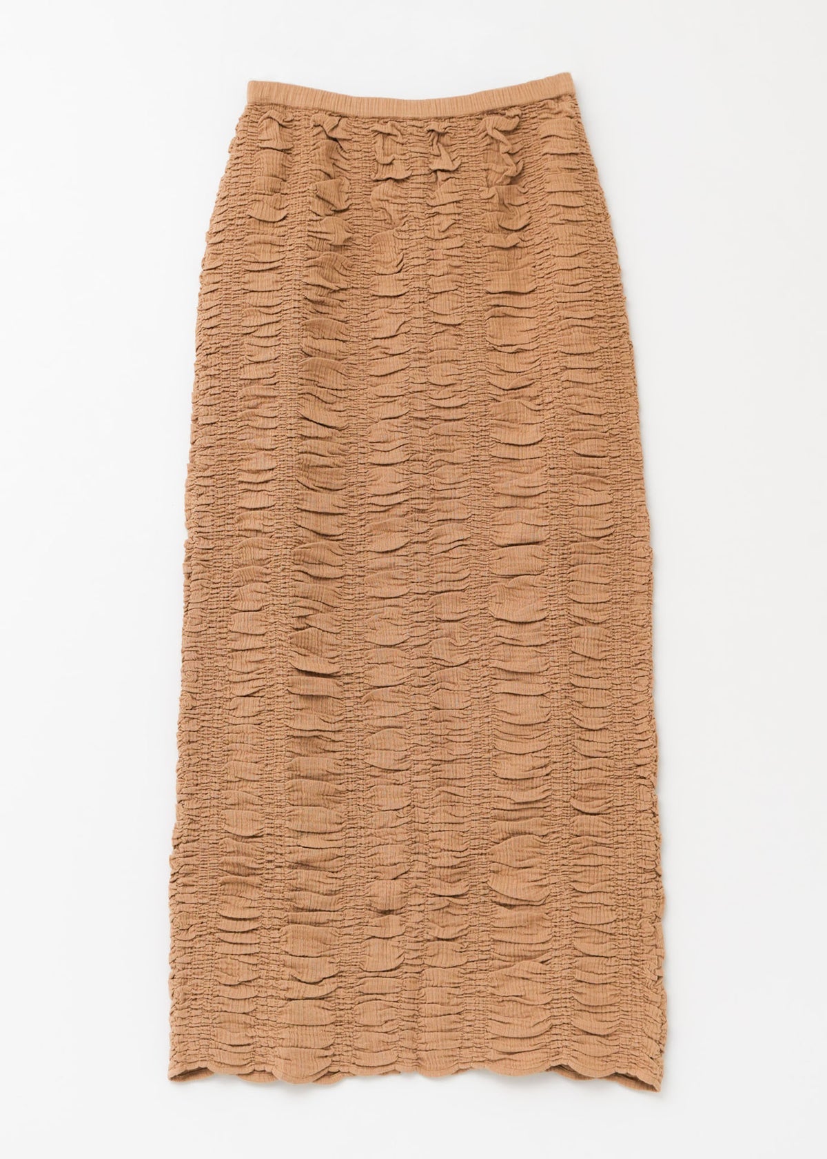 Double Gauze Shirring Skirt