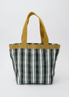 Multi Stripe Mesh Tote Bag With Pouch