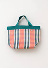 Multi Stripe Mesh Small Bag