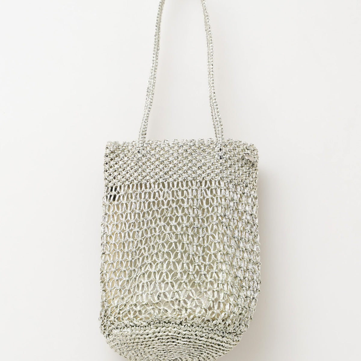 Metallic Macrame Tote | Pasand by ne Quittez pas | パサンドバイ 