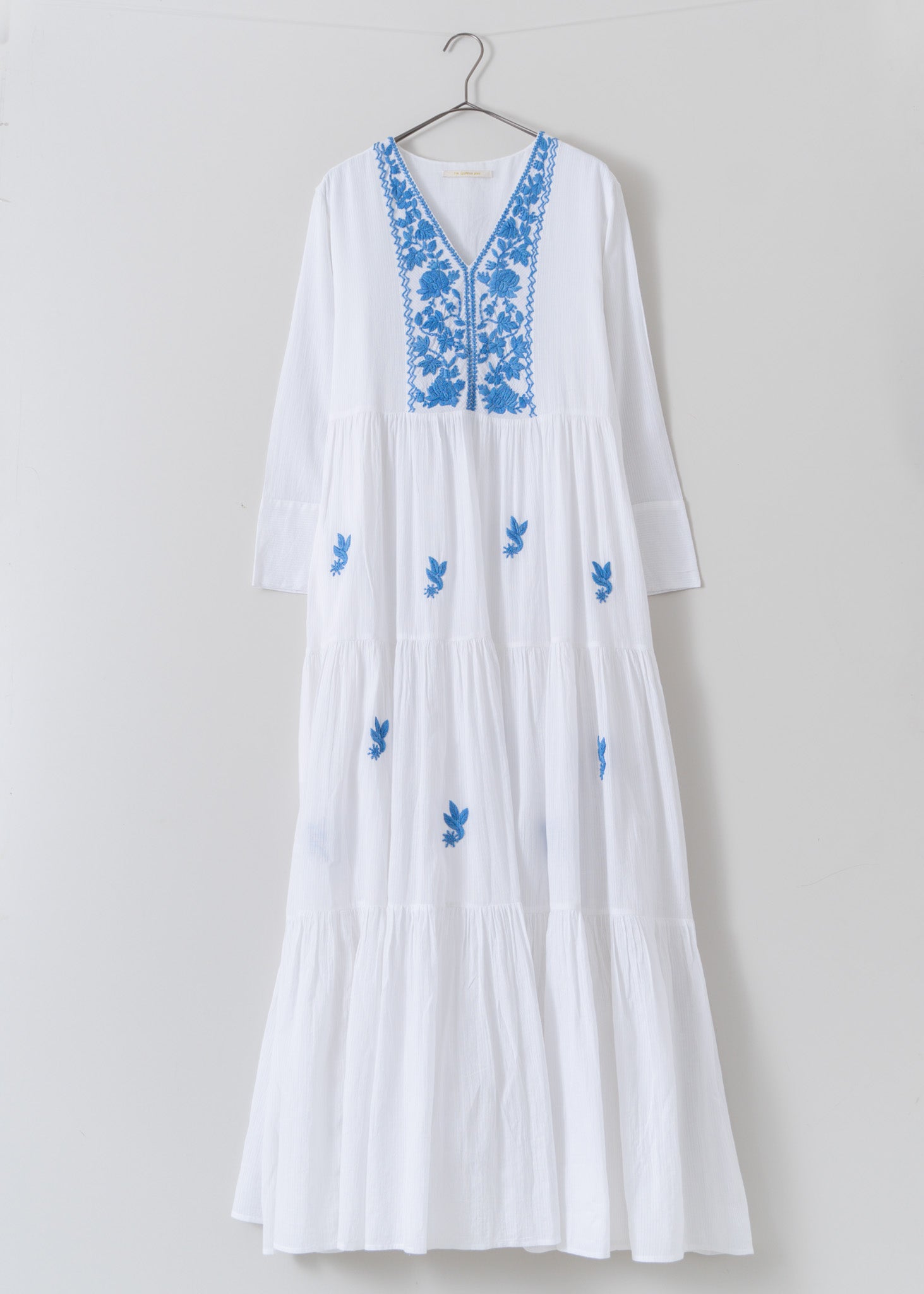 Chikan Embroidery Tiered Dress | Pasand by ne Quittez pas | パサン 