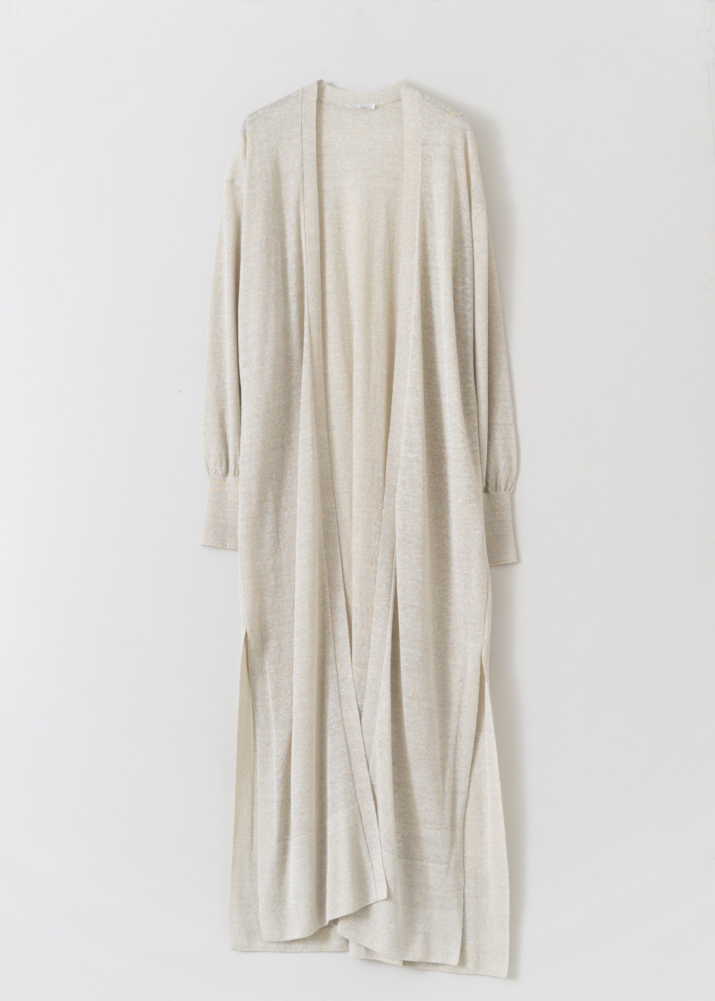 Linen Glitter Mix Long Cardigan