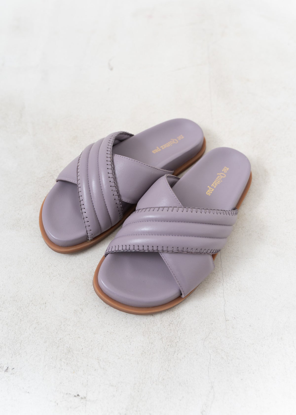 Leather Cross Sandal