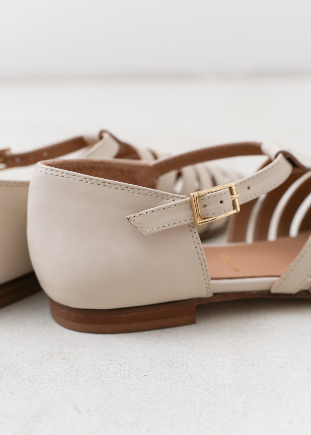Pascucci Leather Ankle Strap Sandal