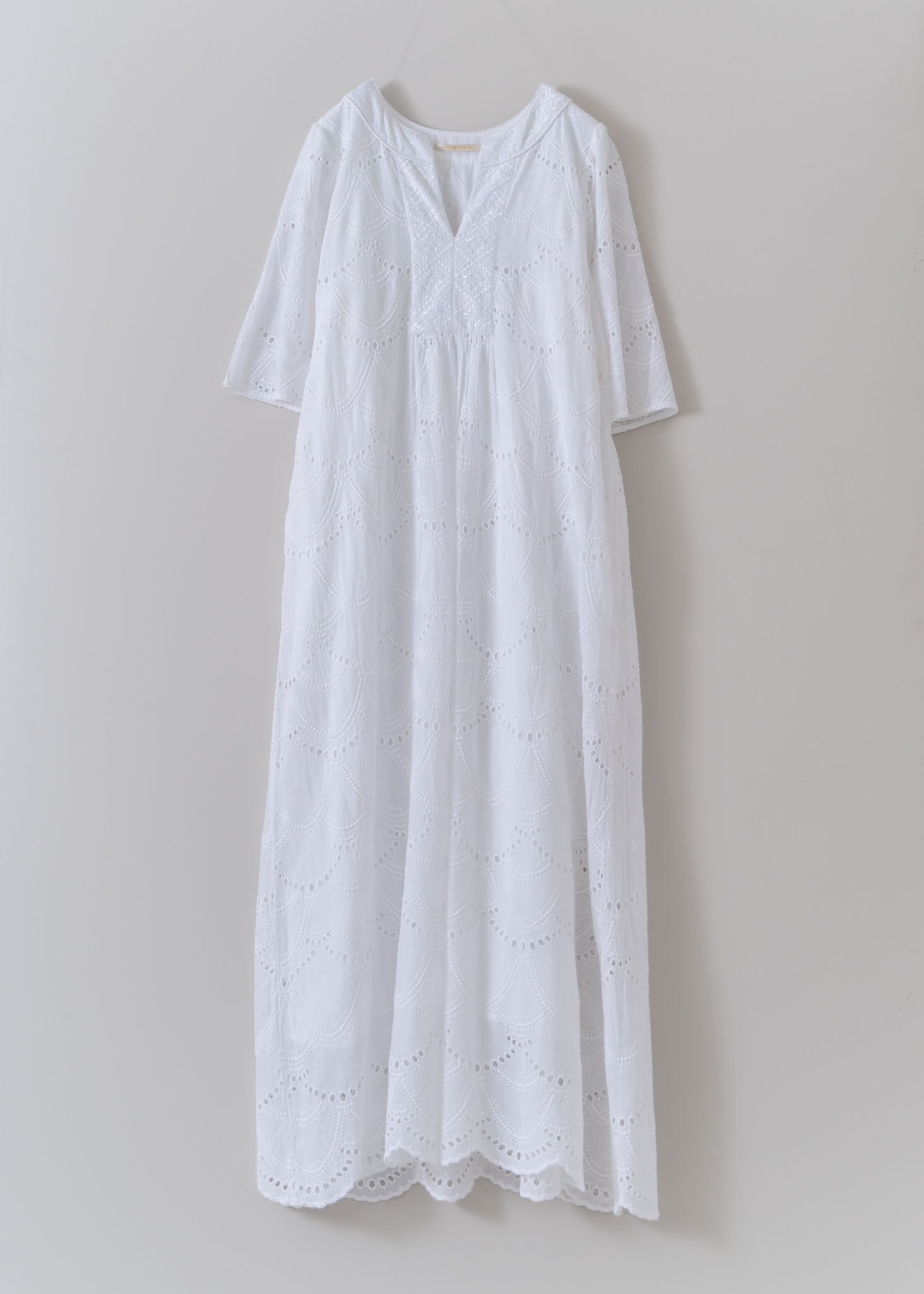 Cotton Voile Dot Hemla Dress | Pasand by ne Quittez pas | パサン 