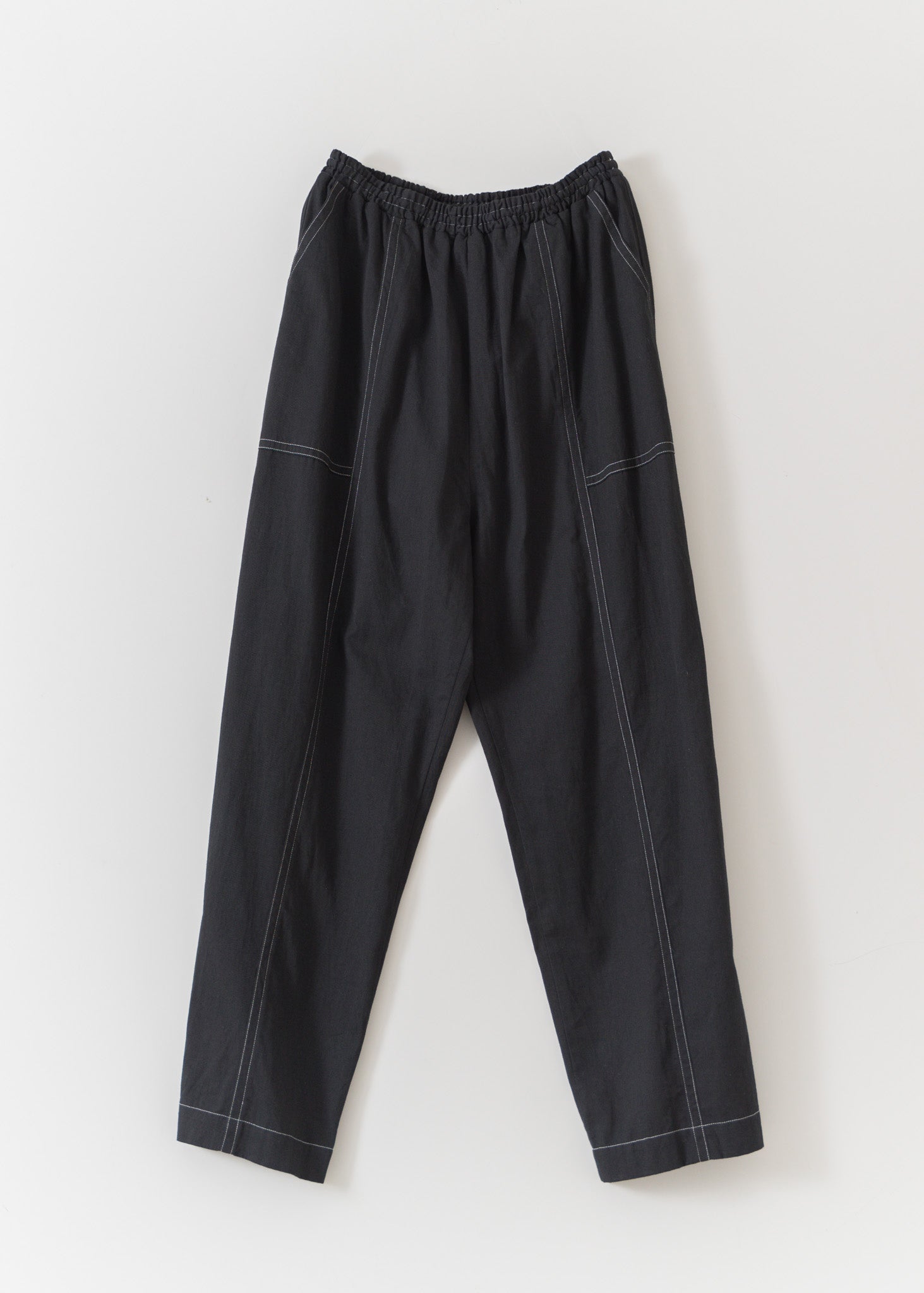Cotton Twill Wide Pants
