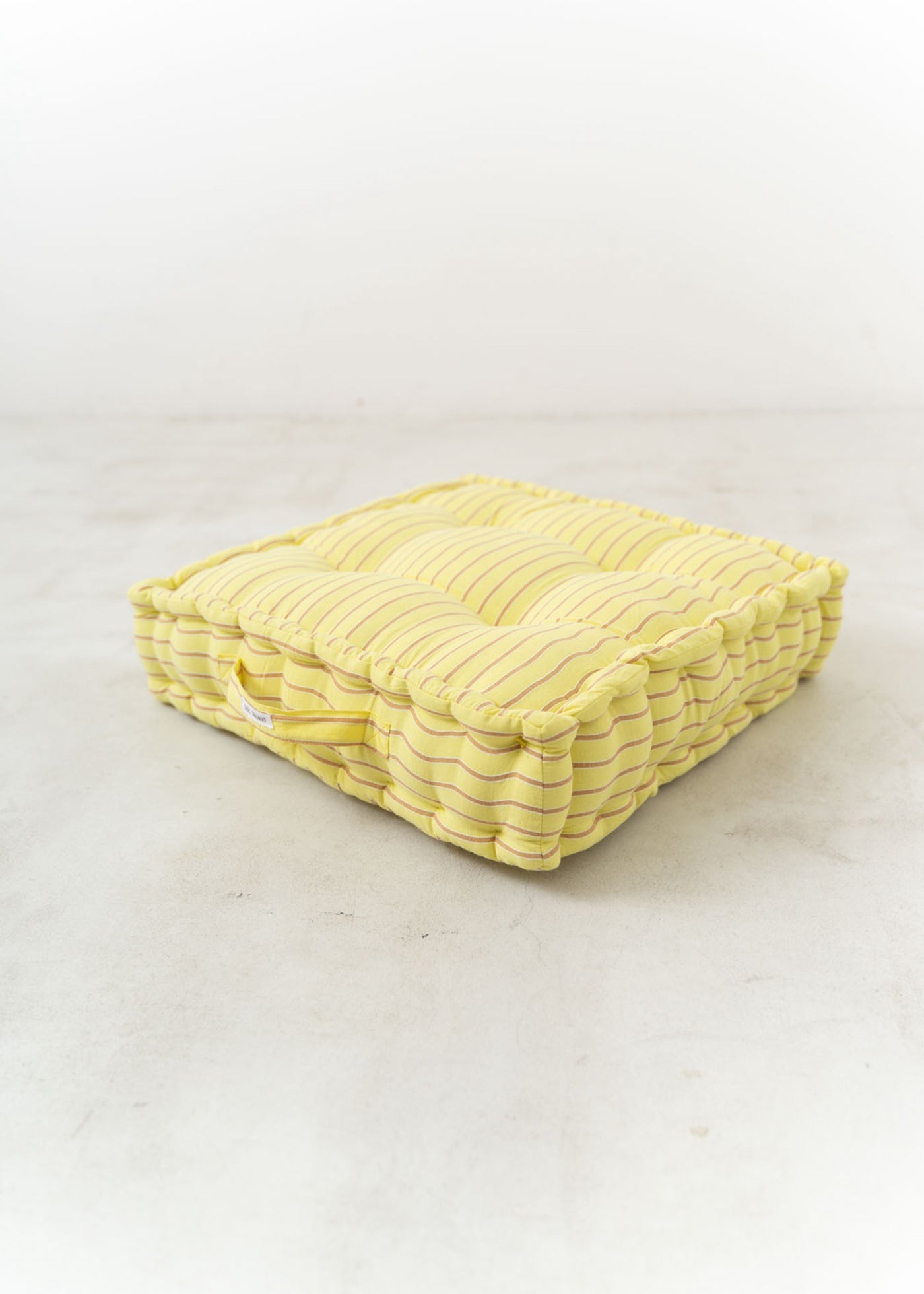 Cotton Stripe Seat Cushion With Handle | Pasand by ne Quittez pas 