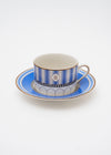 Eriko Kawakami × Pasand Home Blue City Cup & Saucer