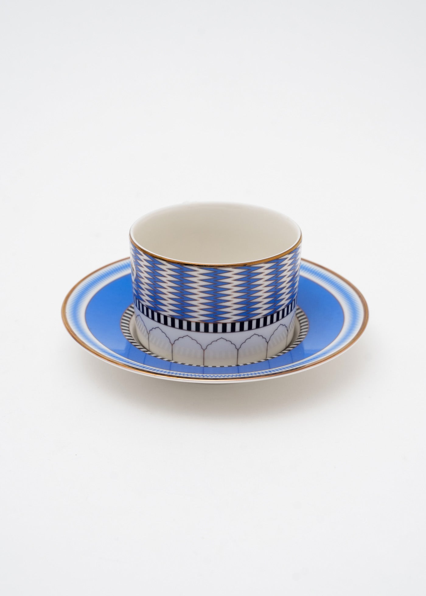 Eriko Kawakami × Pasand Home Blue City Cup & Saucer | Pasand by ne