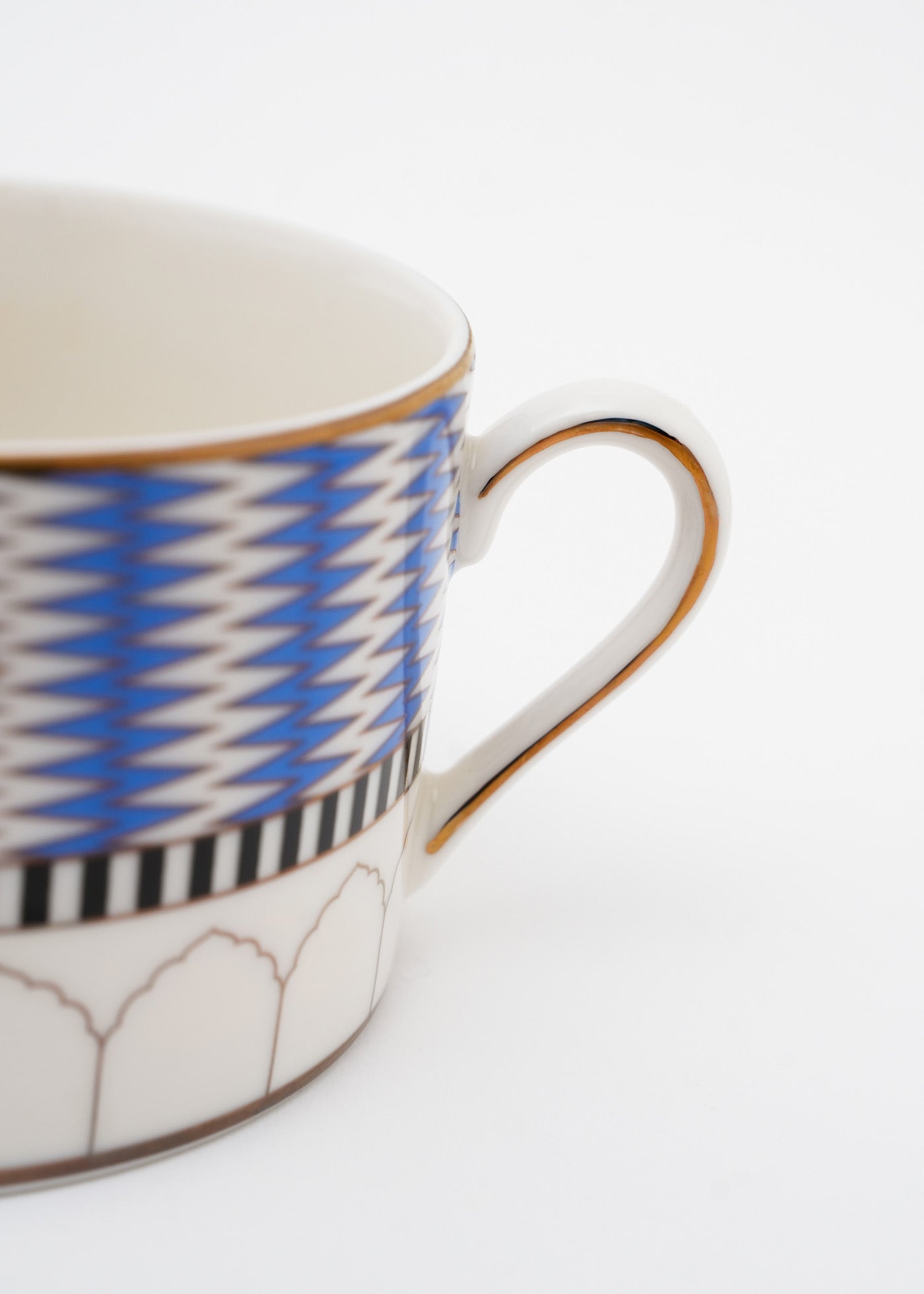 Eriko Kawakami × Pasand Home Blue City Cup & Saucer