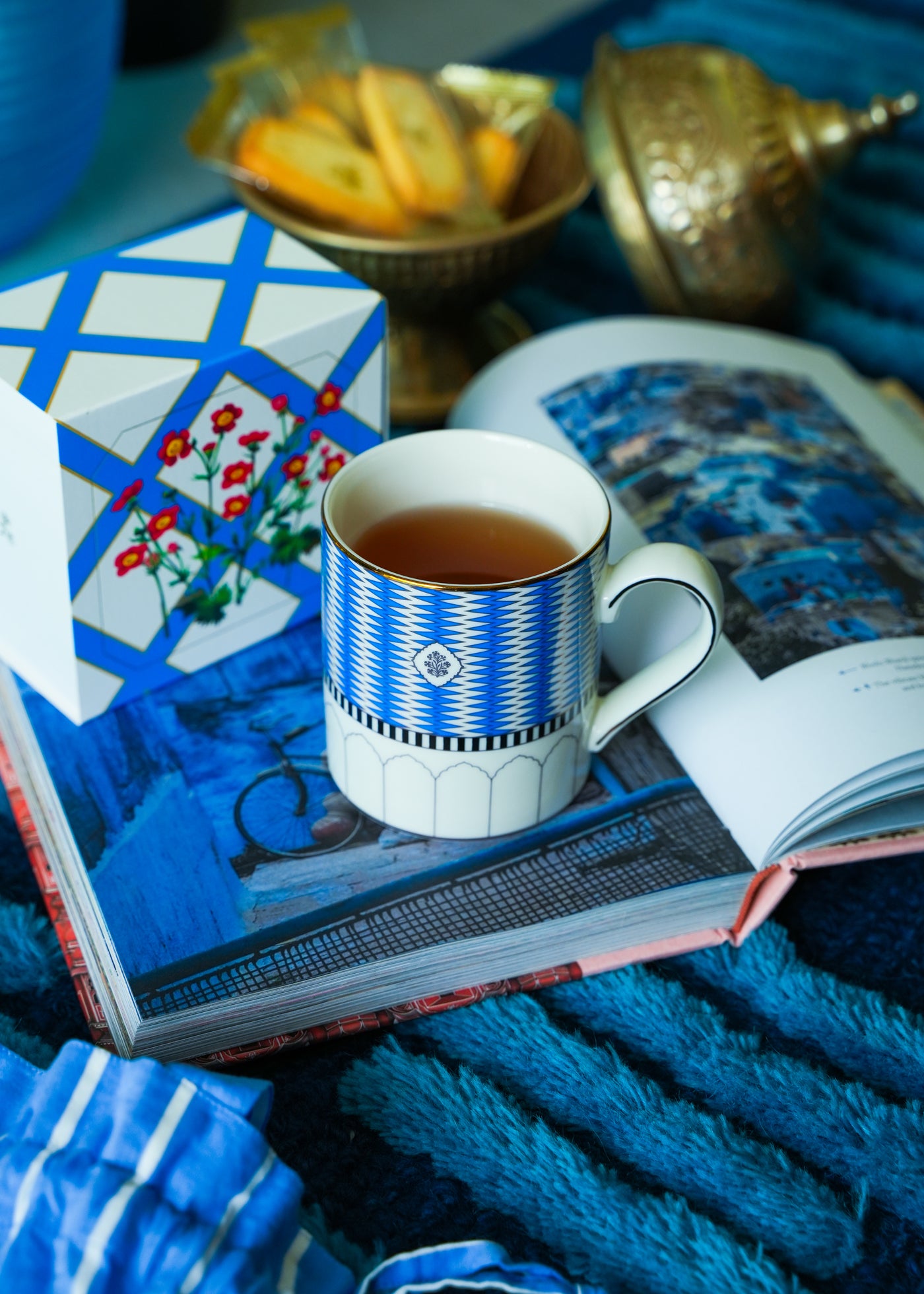 Blue Tea Time Set - Sable & Mug