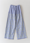 Cotton Linen Star Aari Embroidery Wide Pants