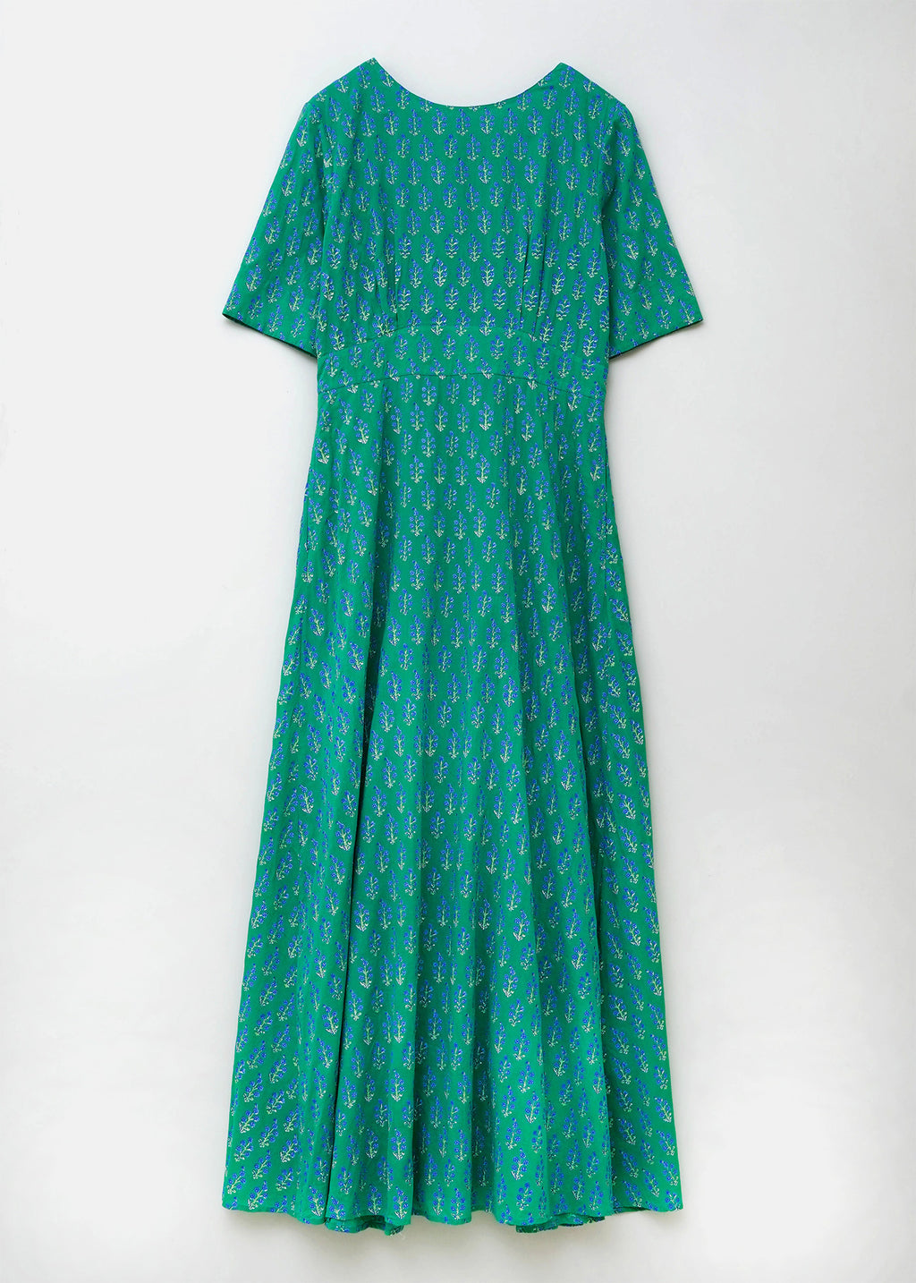 Cotton Voile Small Flower Print Flare Dress | Pasand by ne Quittez 