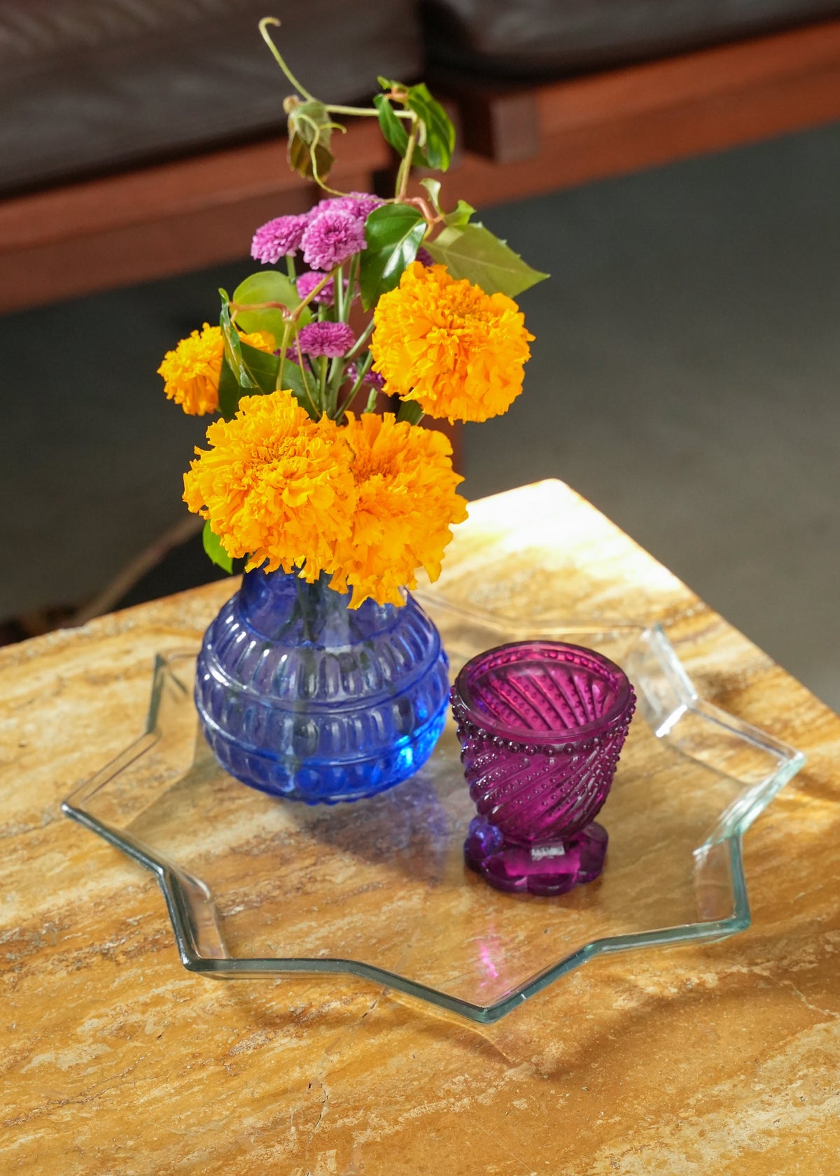 Glass Star Plate