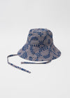 Cotton Flower Signal Print Hat