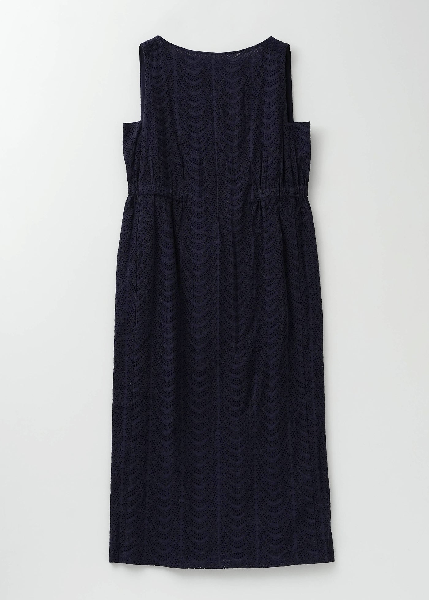 【6月上旬お届け予定】Cotton Voile Neem Cifre Embroidery Sleeveless Dress