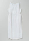 【6月上旬お届け予定】Cotton Voile Neem Cifre Embroidery Sleeveless Dress
