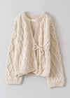 【10/10 10時発売】Hand Aran Cardigan