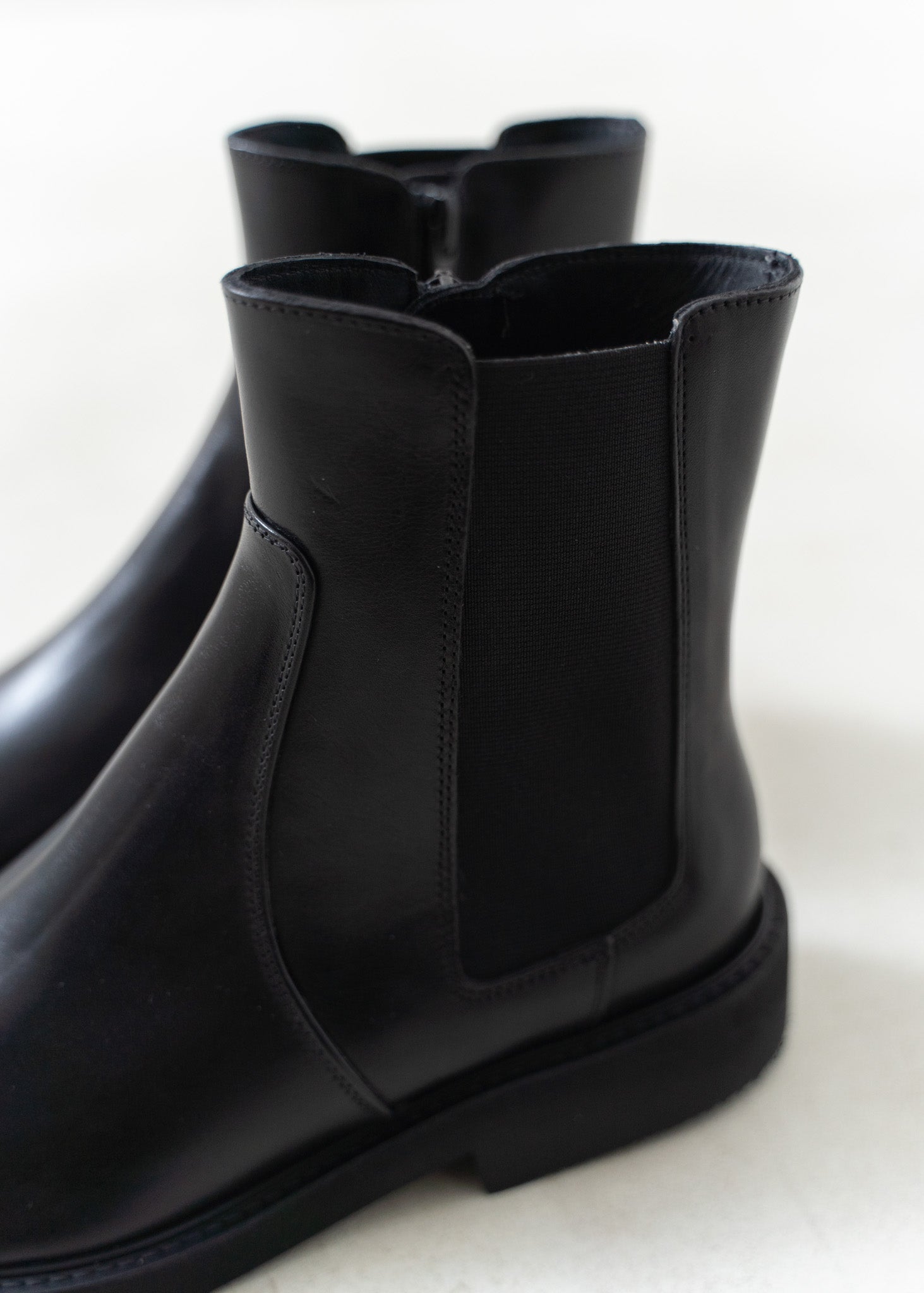 Calf Leather Sidegore Boots