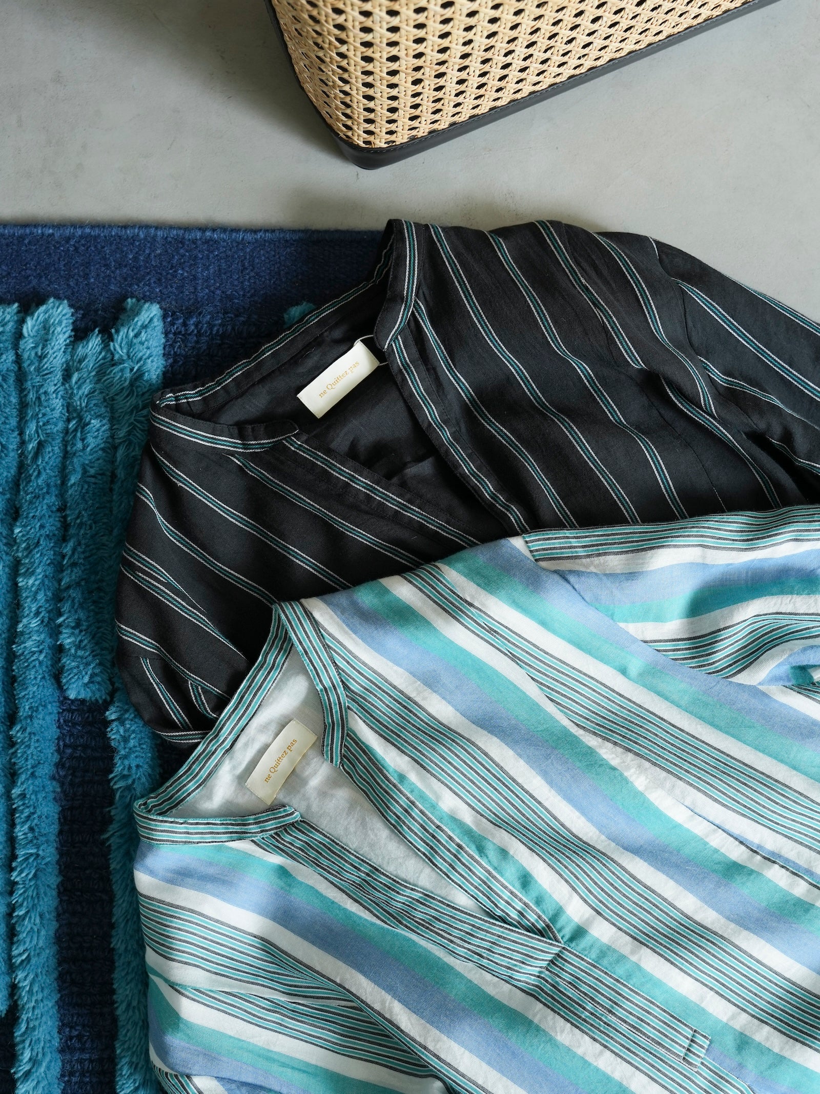 Cotton Voile Stripe Panel Dress | Pasand by ne Quittez pas