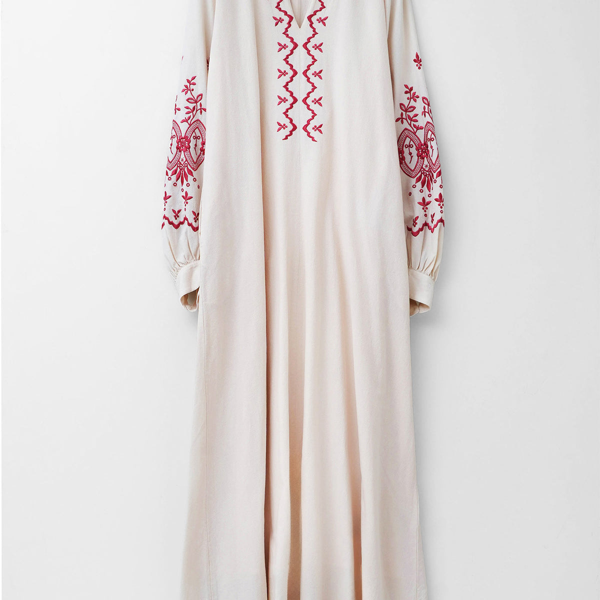 Crimp Cotton Anglaise Embroidery Dress | Pasand by ne Quittez pas 
