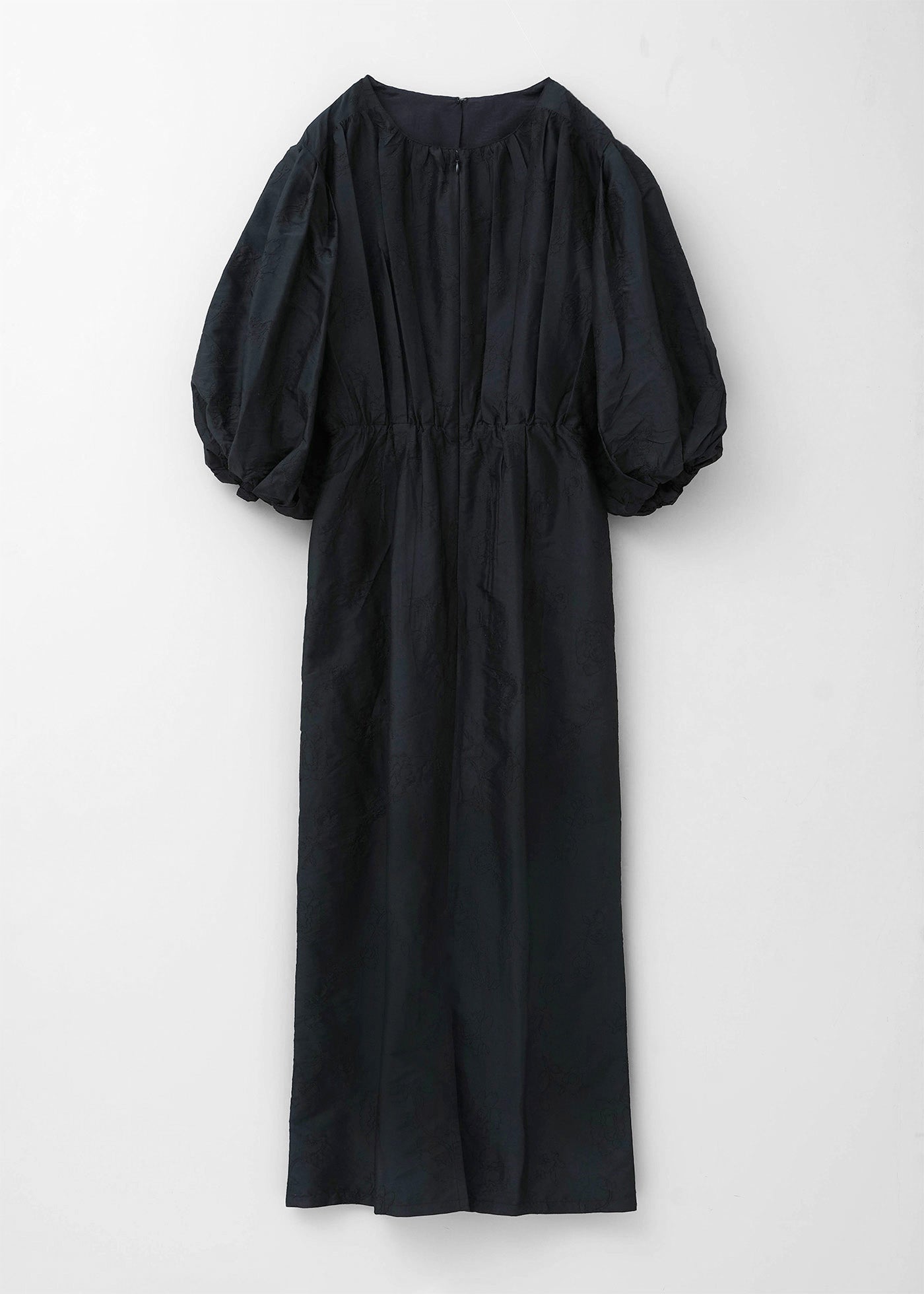 Poly Dupion Flower Embroidery Balloon Dress | Pasand by ne Quittez