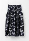Poly Dupion Flower Print Skirt
