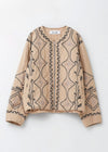 【12月下旬お届け】Cotton Linen Aari Embroidery Jacket