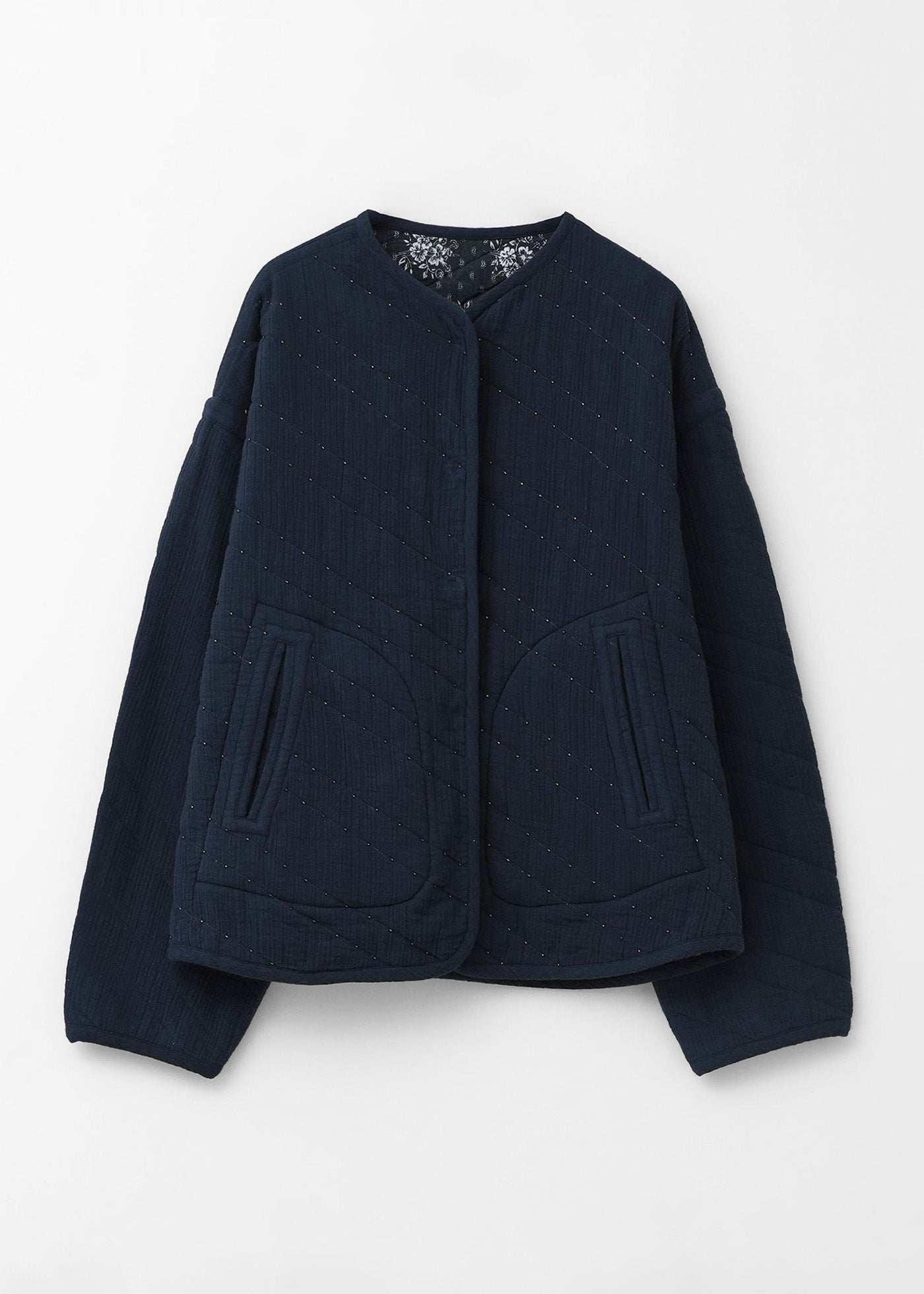 Double Gauze Beads Quilting Jacket