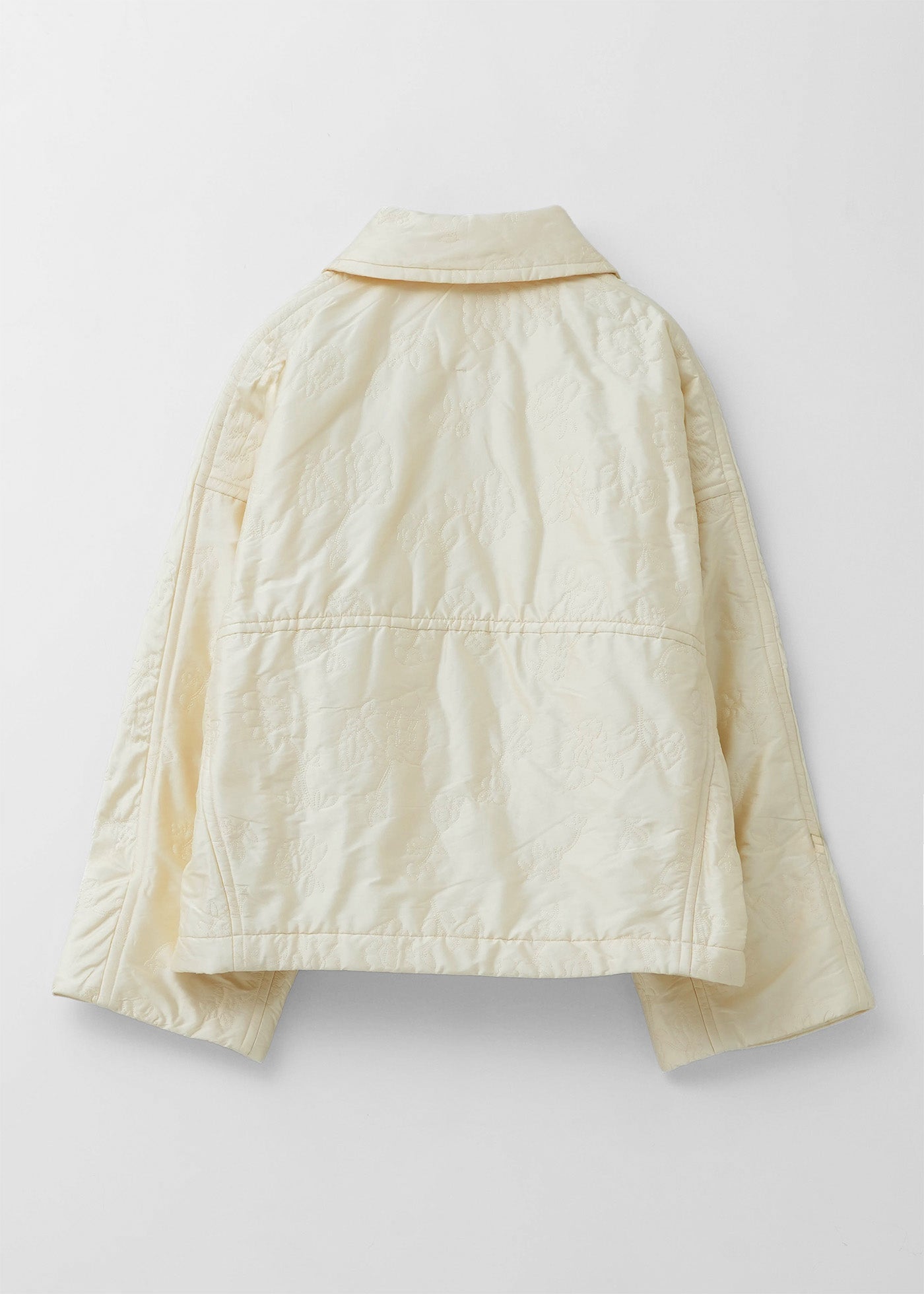 Poly Dupion Flower Embroidery Quilting Jacket | Pasand by ne