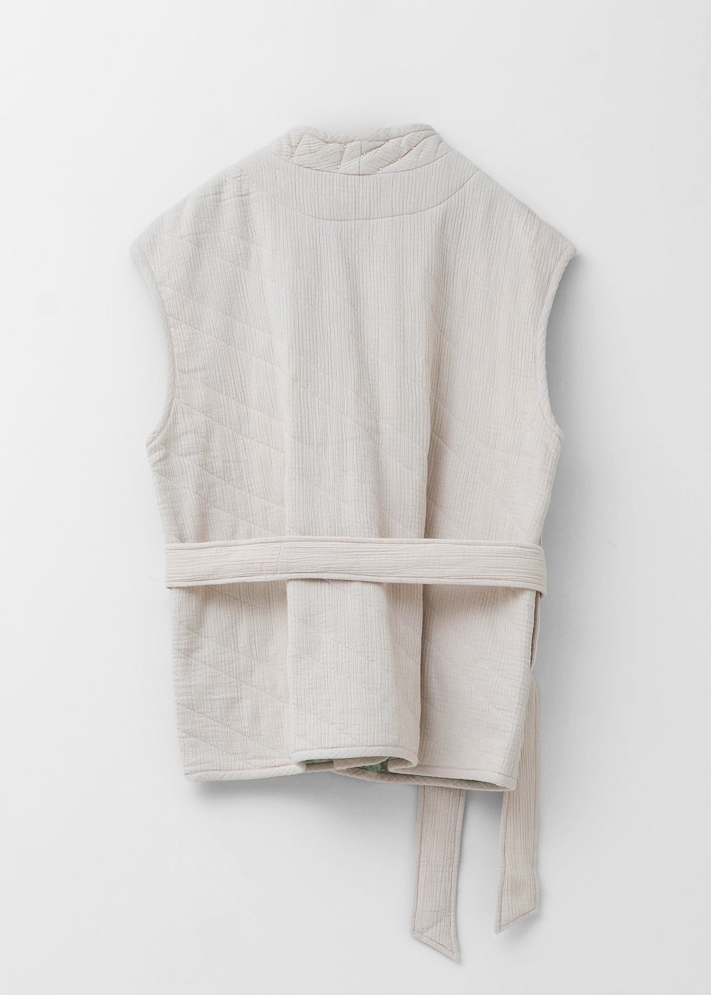 Double Gauze Beads Quilting Vest