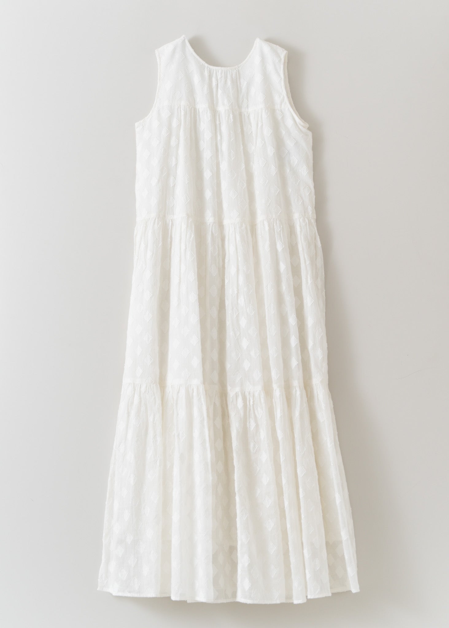 Butta Fabric Sleeveless Dress