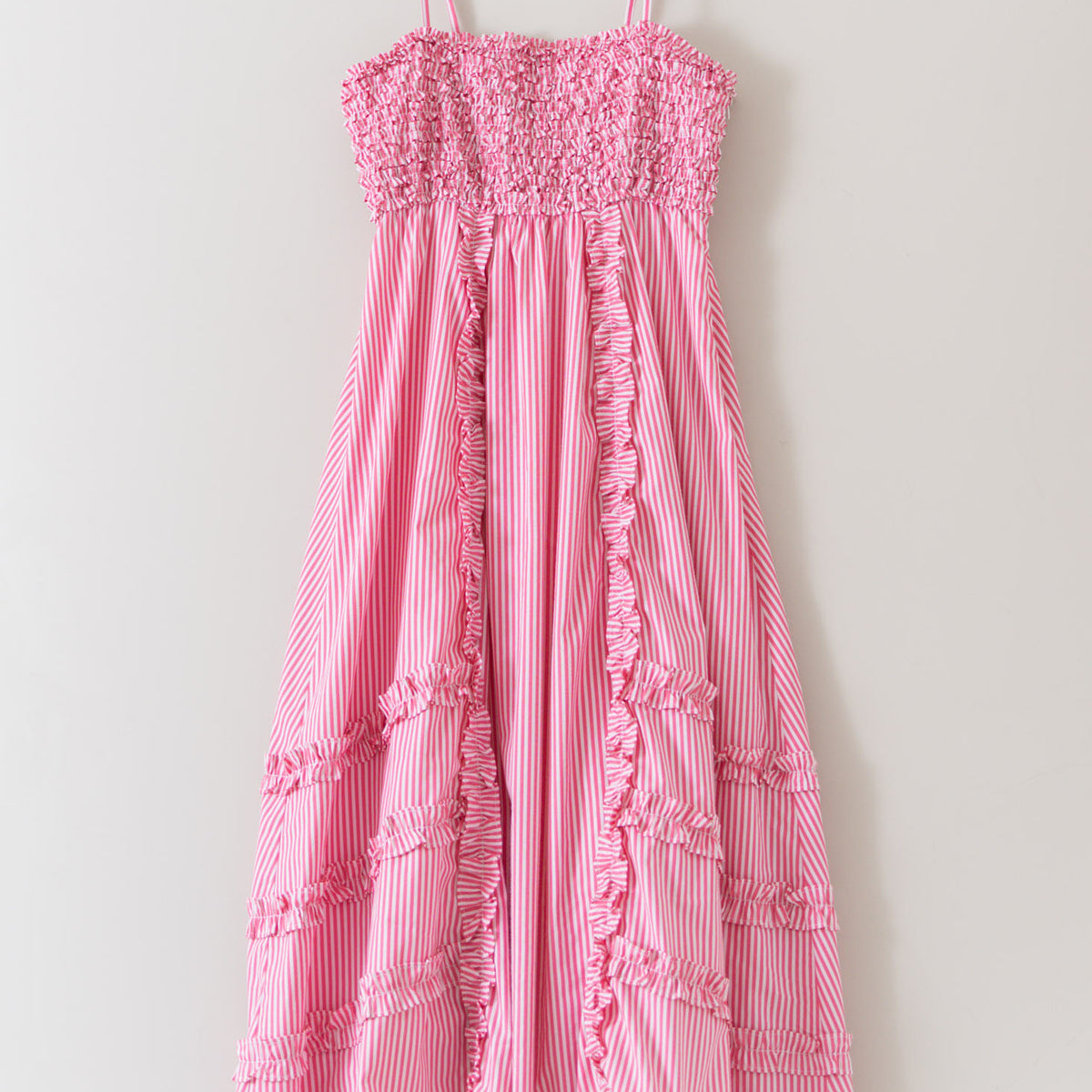 Cotton Poplin Frill Cami Dress | Pasand by ne Quittez pas | パサン 