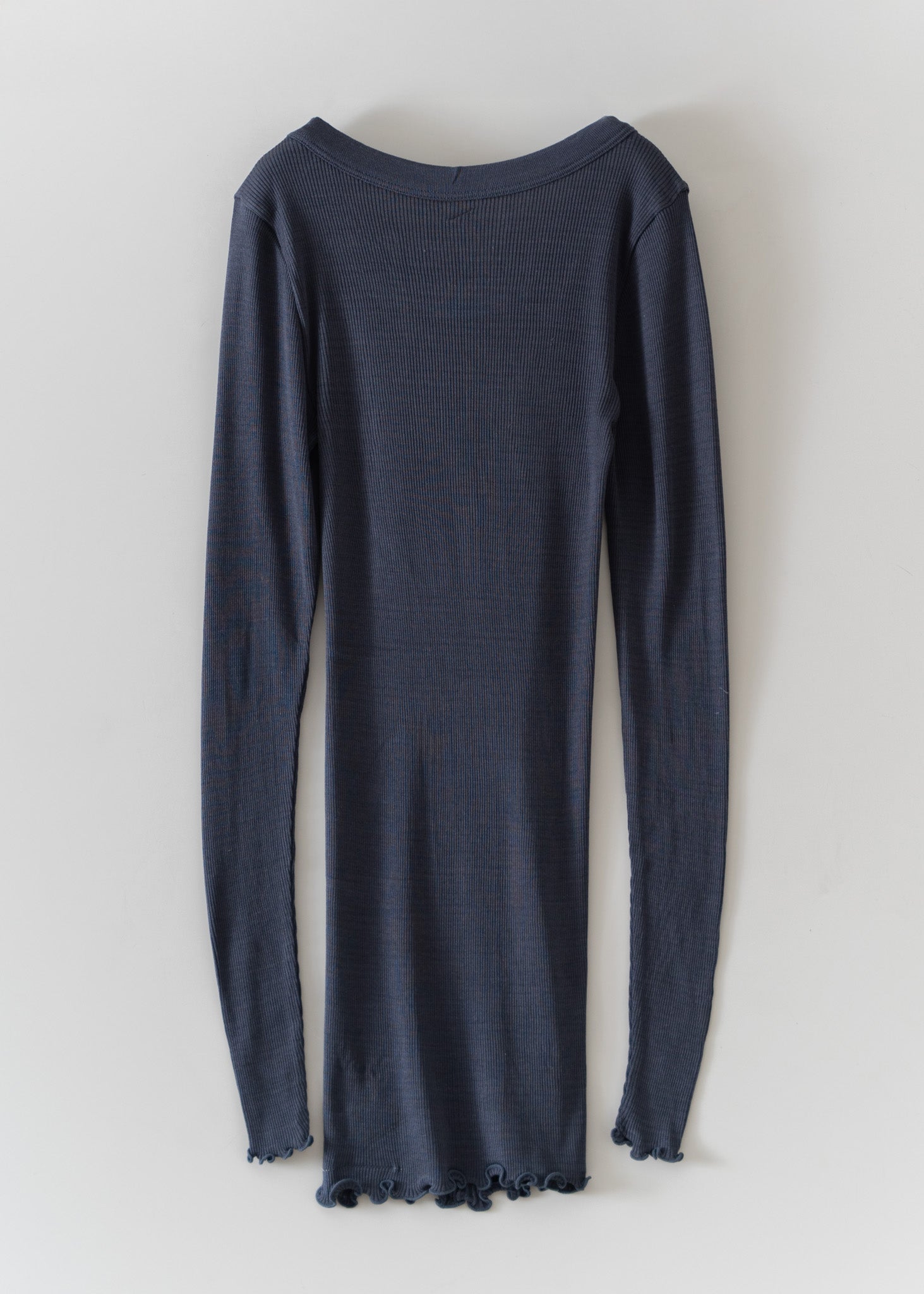 Silk Rib Long Sleeve