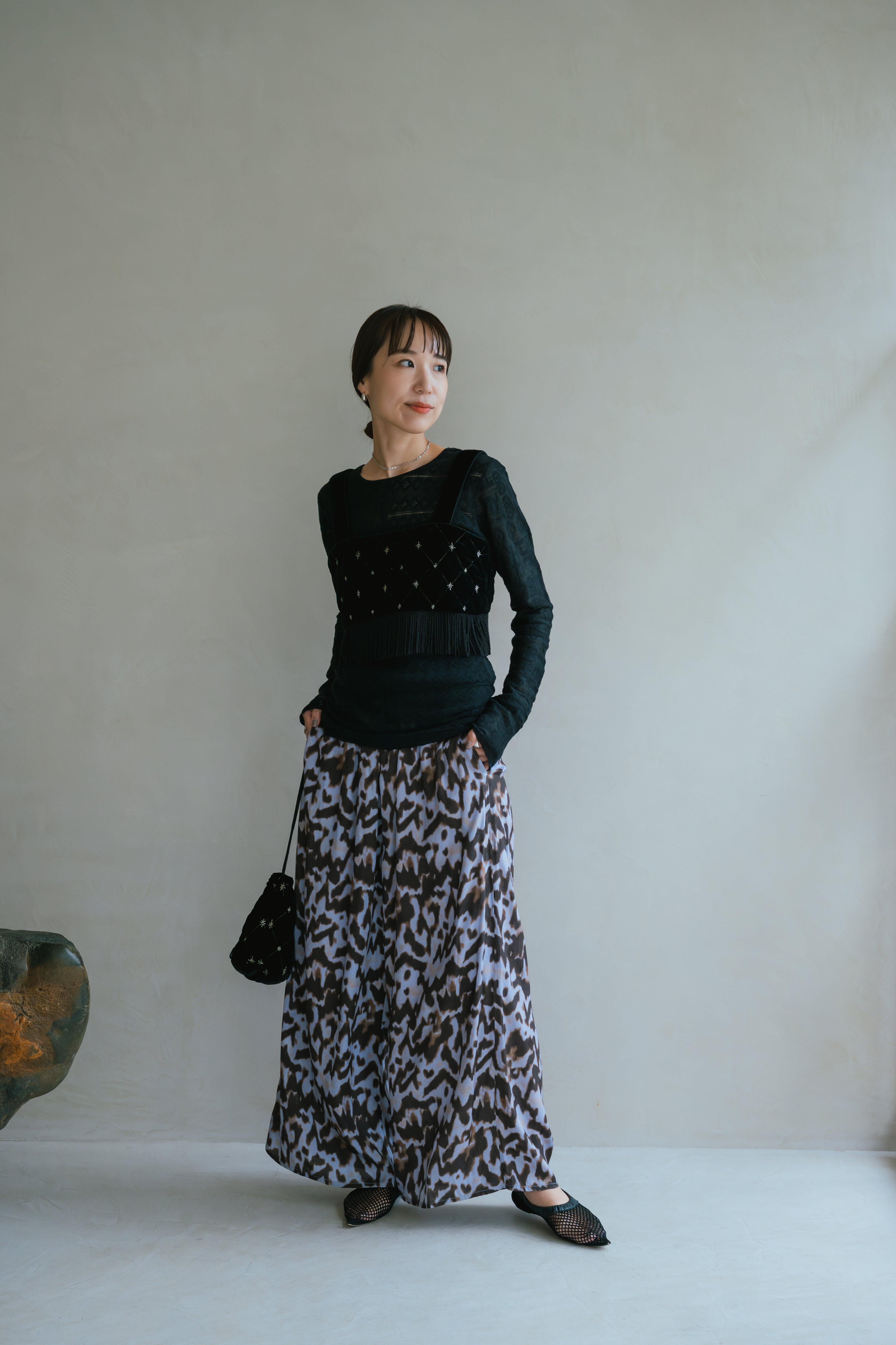 Kana Takase × Sara mallikaコラボ レイヤードを楽しむ