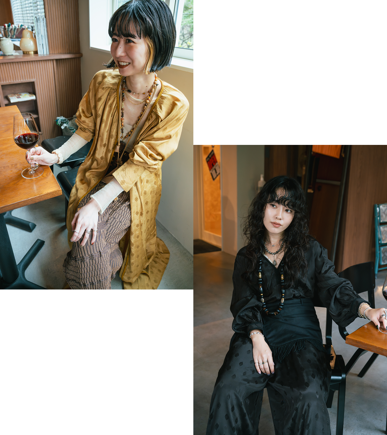 ✨未使用品✨ Sara mallika オールインワン ラメストライプ エクリュ ✨未使用品✨ Sara mallika オールインワン ラメストライプ