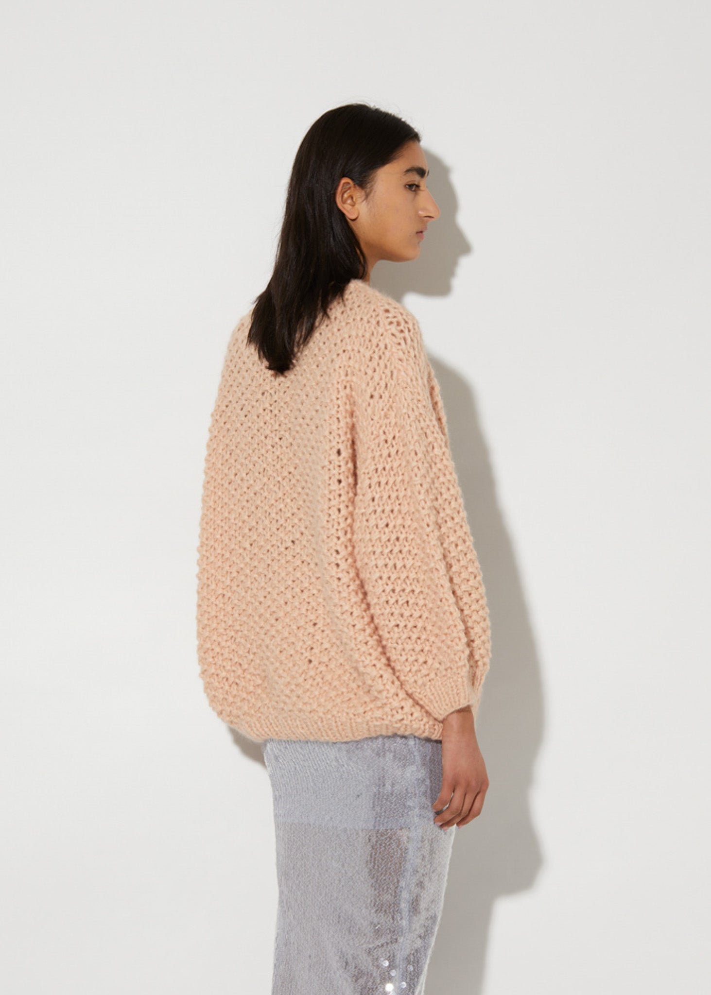 予約商品】Alpaca Pearl Pattern Cardigan | Pasand by ne Quittez pas ...