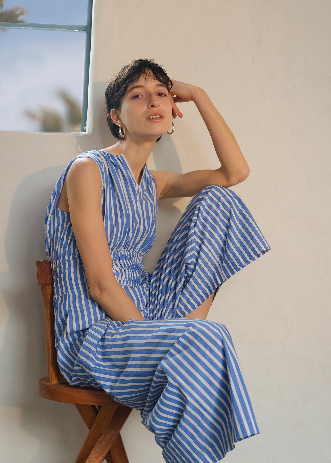Cotton Wave Tuck All In One