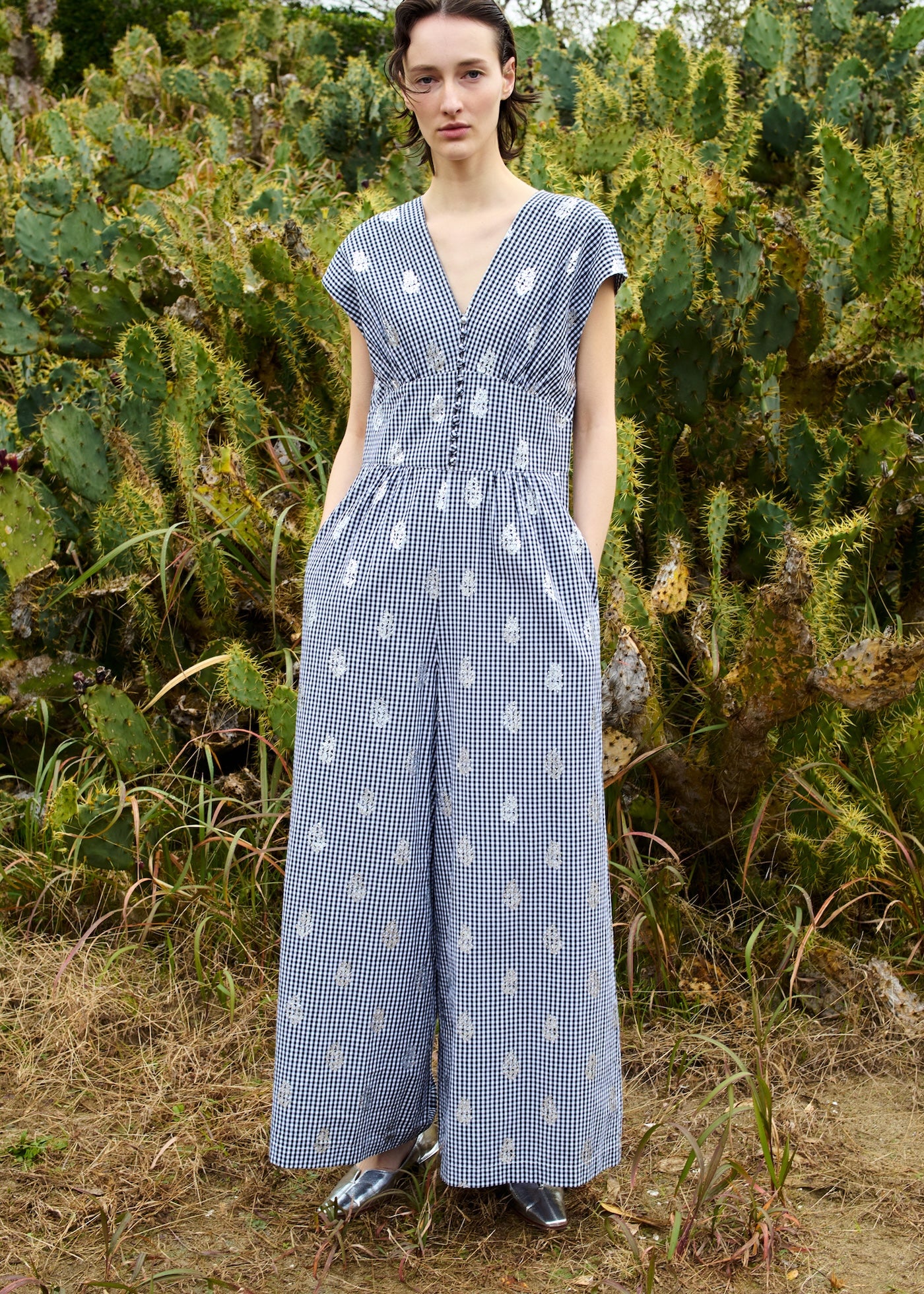 3月下旬お届け予定】Poplin Foil Print All In One | Pasand by ne