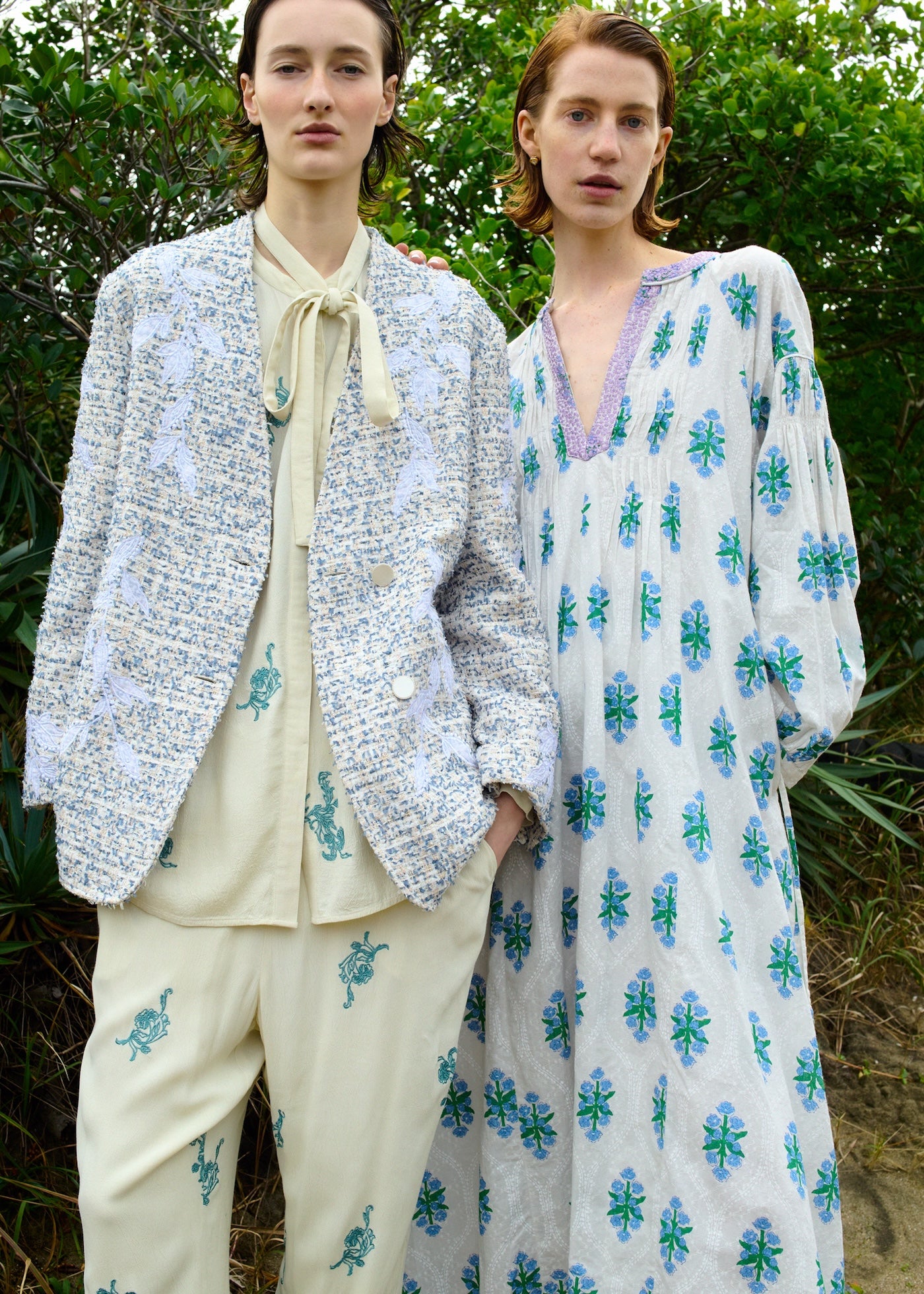 【ヌテキパ/ne Quittez pas】 Kareena Square Print Tassel Dress | Pasand by ne Quittez pas