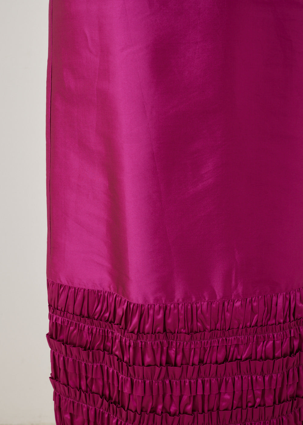 Poly Dupion Frill Skirt