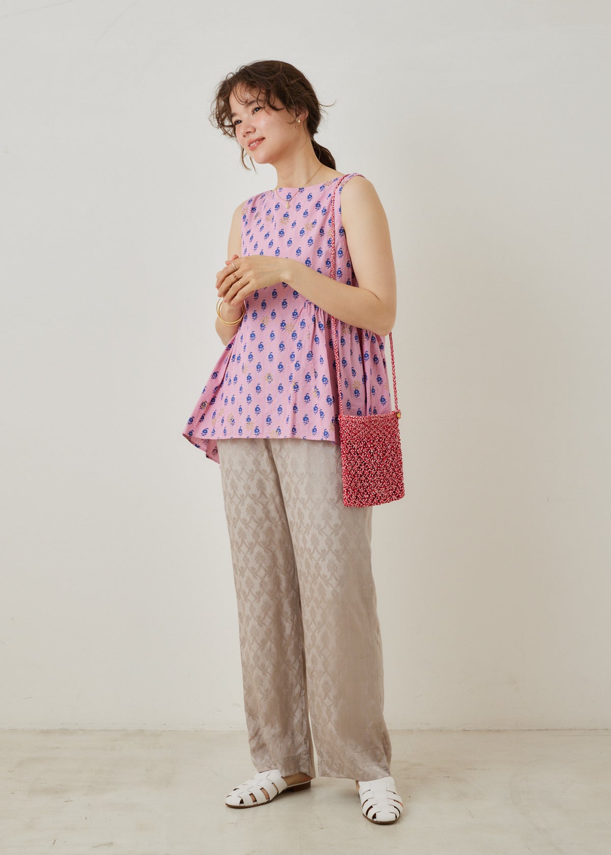 Bicolor Cord Macrame Sakoche Bag