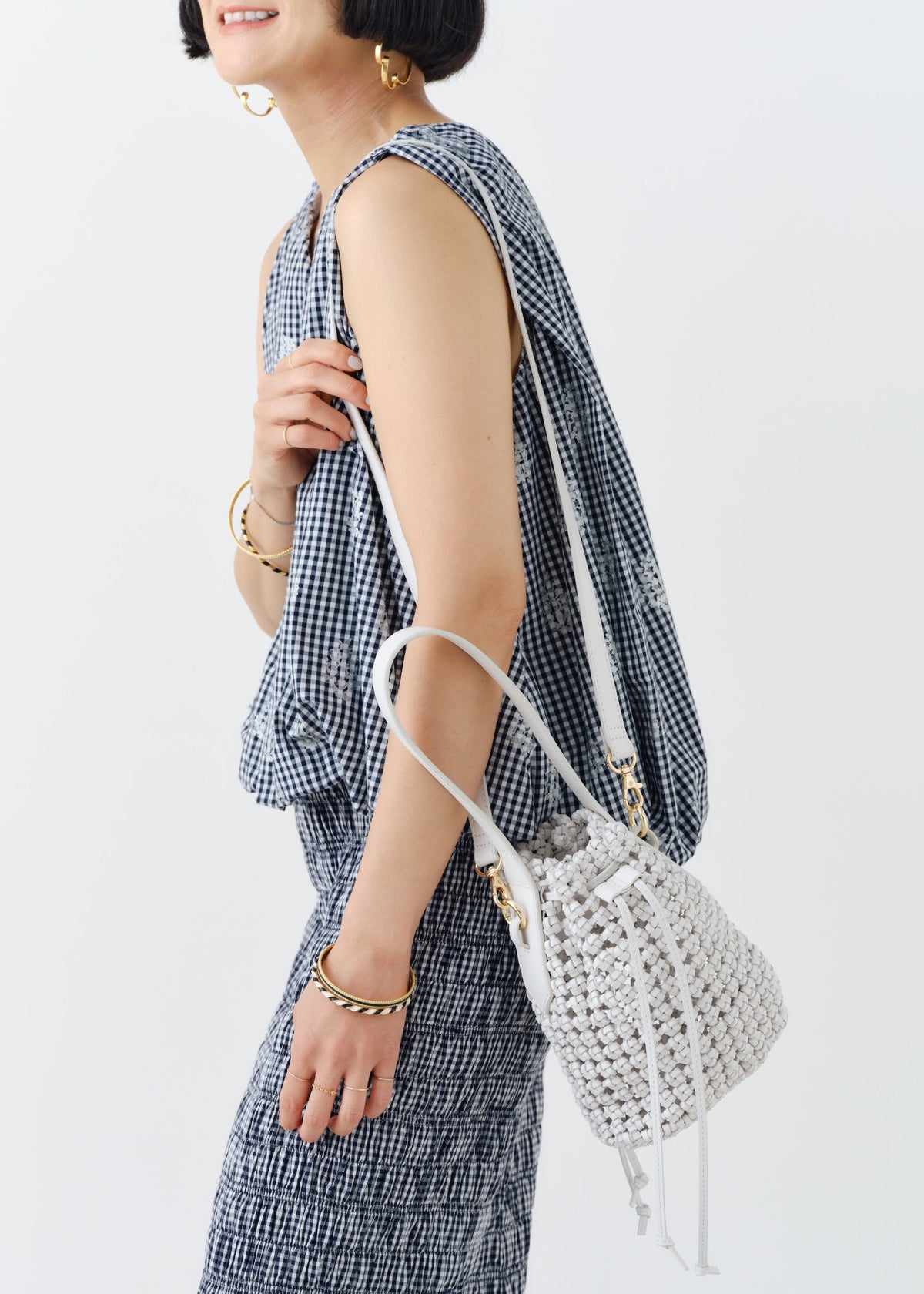 Leather Bucket Bag