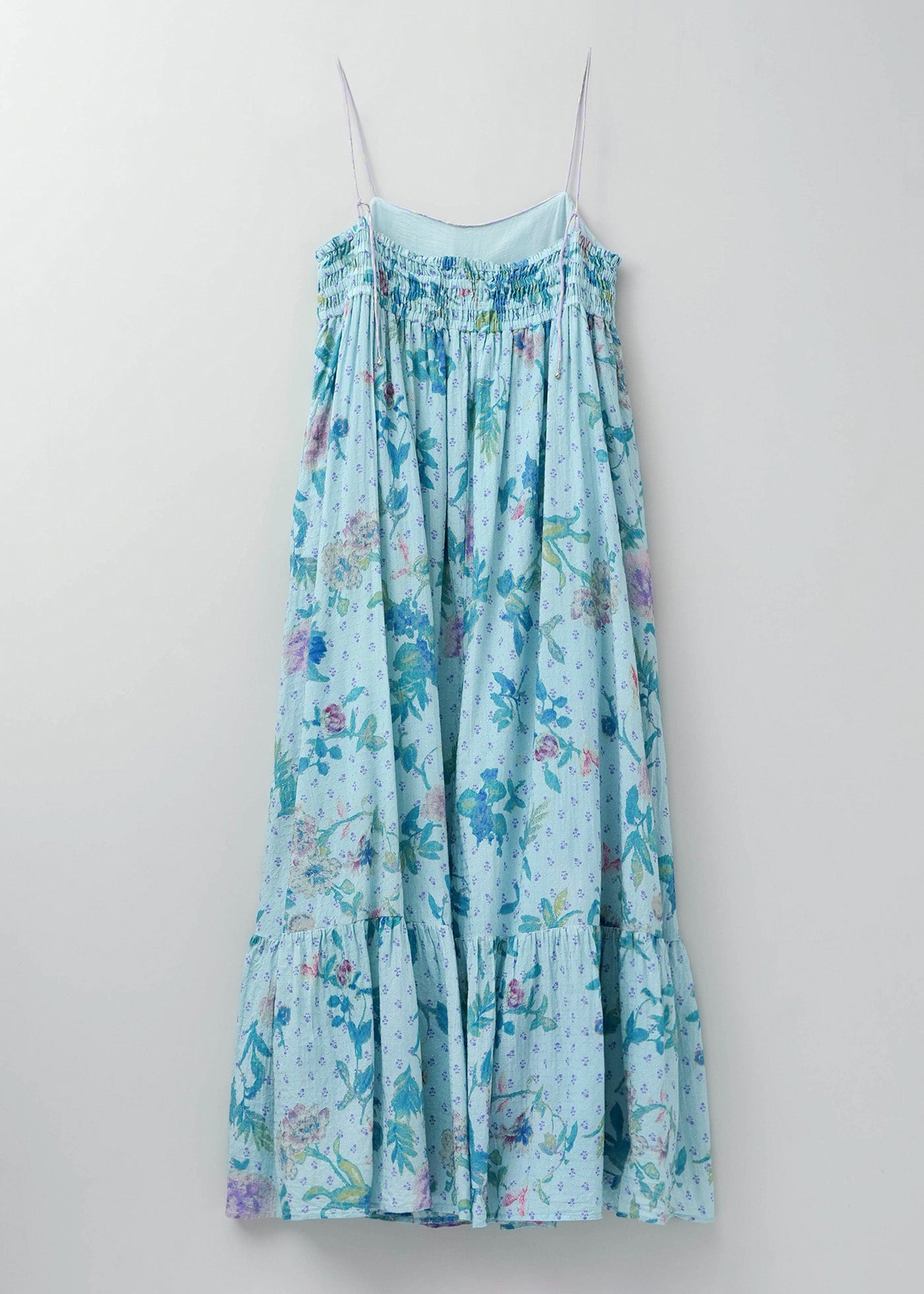 Dot Dobby Bouquet Print Cami Dress