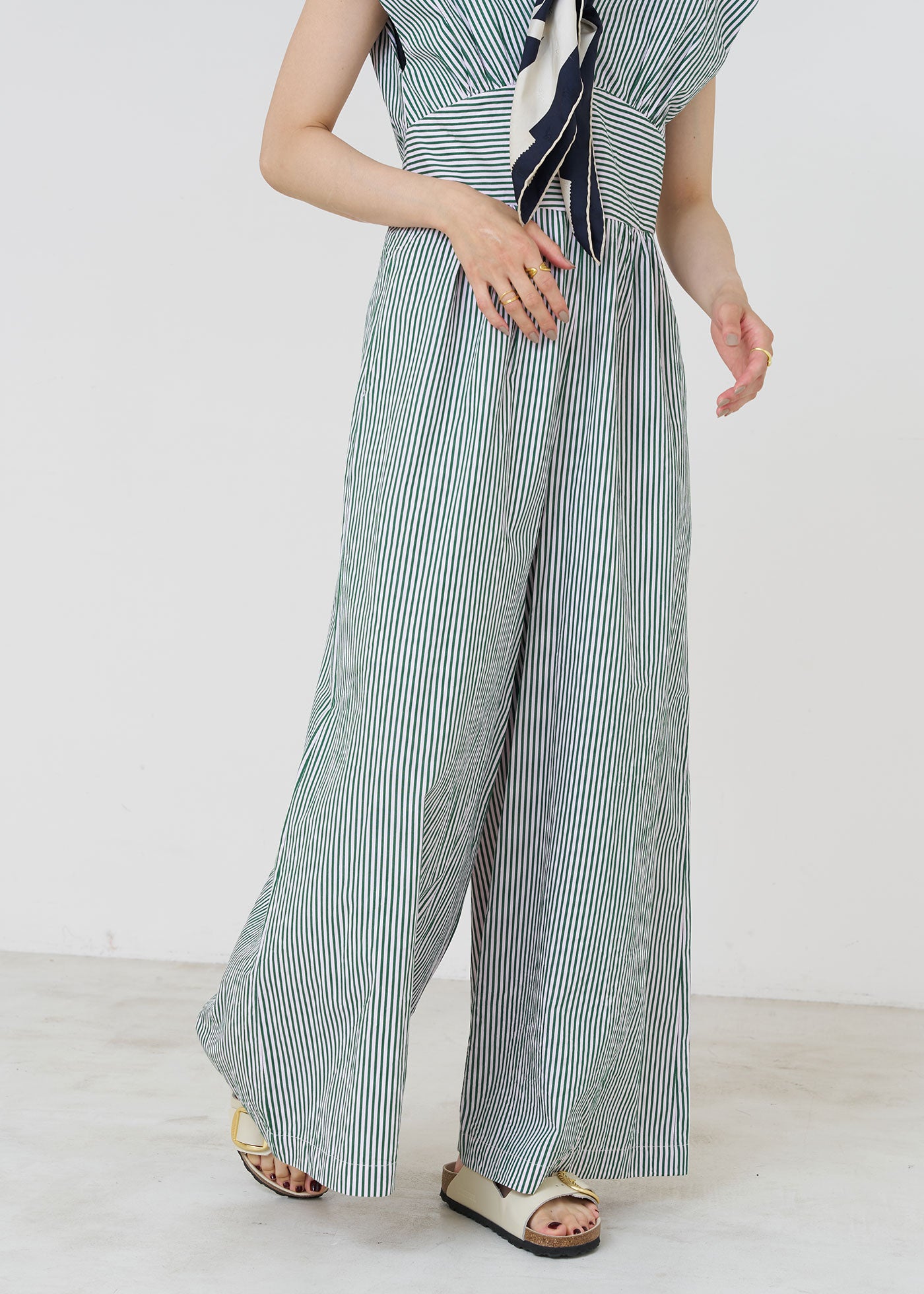 Poplin Stripe All In One | Pasand by ne Quittez pas | パサンドバイヌキテパ