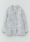 Boucle Tweed Patch Embroidery Jacket