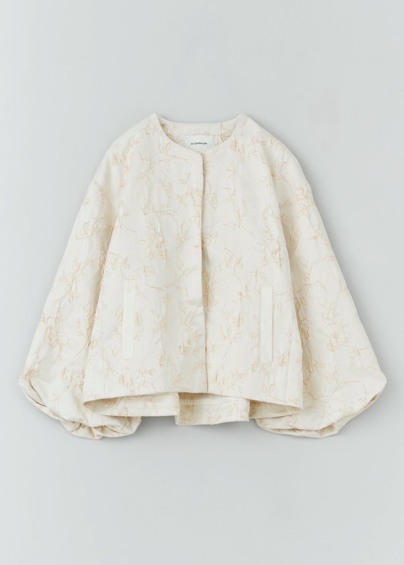 Flower Jacquard Jacket